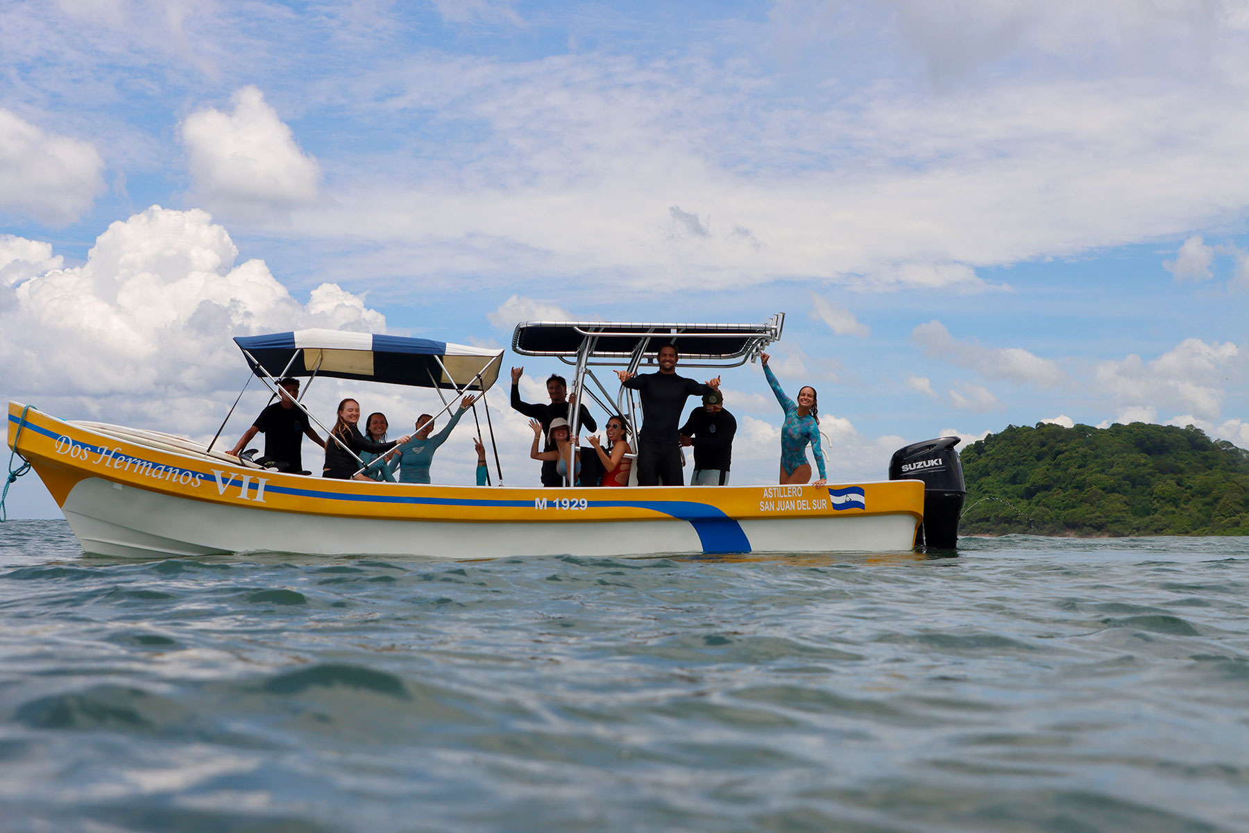 Aboard Dos Hermanos at Two Brothers Surf Resort