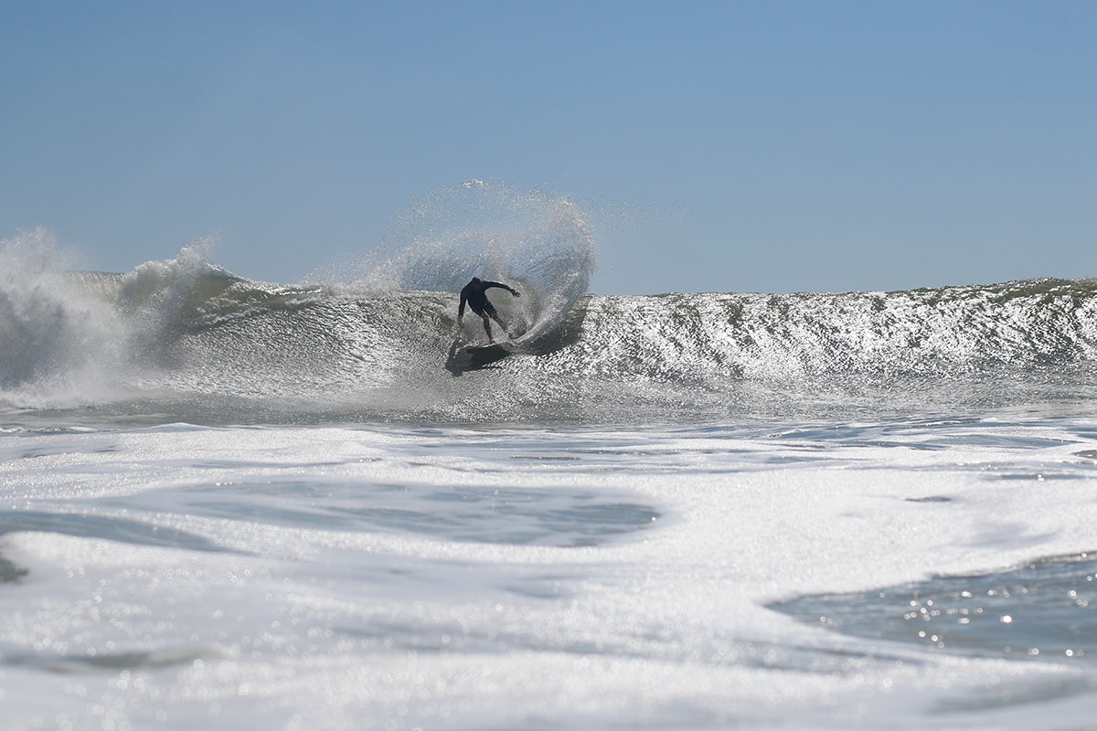 Surfing at Two Brothers Surf Resort